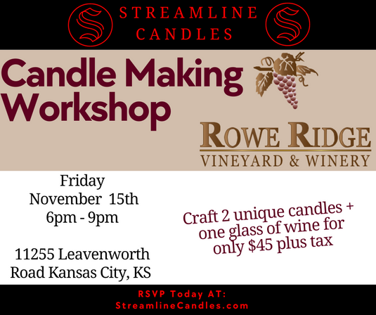 Candle Workshop @ Rowe Ridge 11/15/24